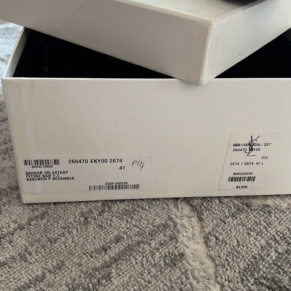 YSL size 41 snake skin wedges. Never worn! - Picture 2 of 6